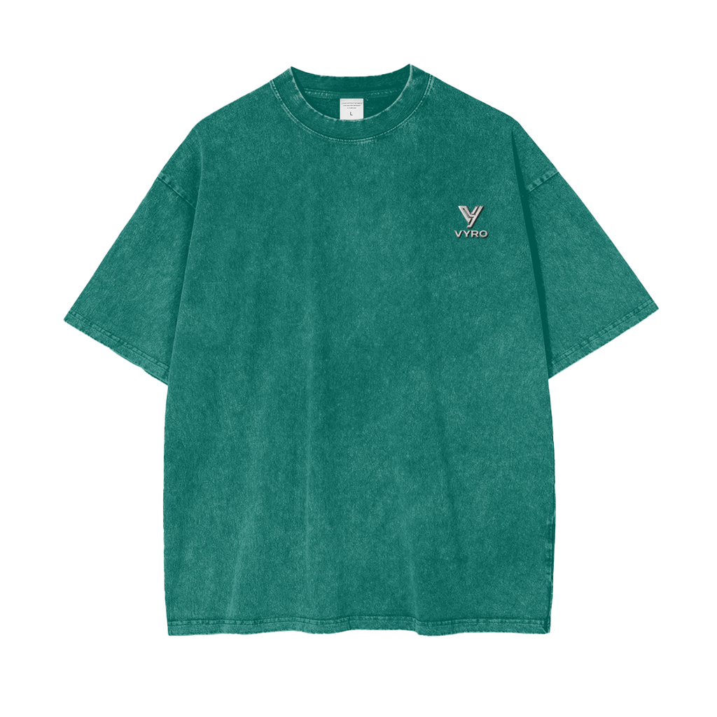 VYRO Oversized Snow-Washed Heavyweight Tee