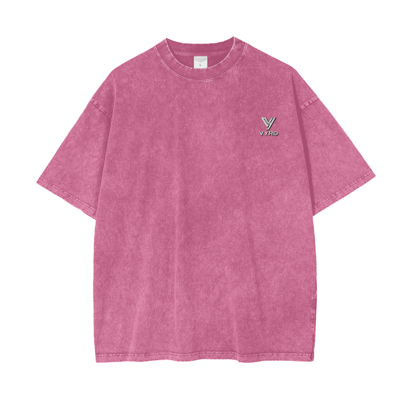 VYRO Oversized Snow-Washed Heavyweight Tee