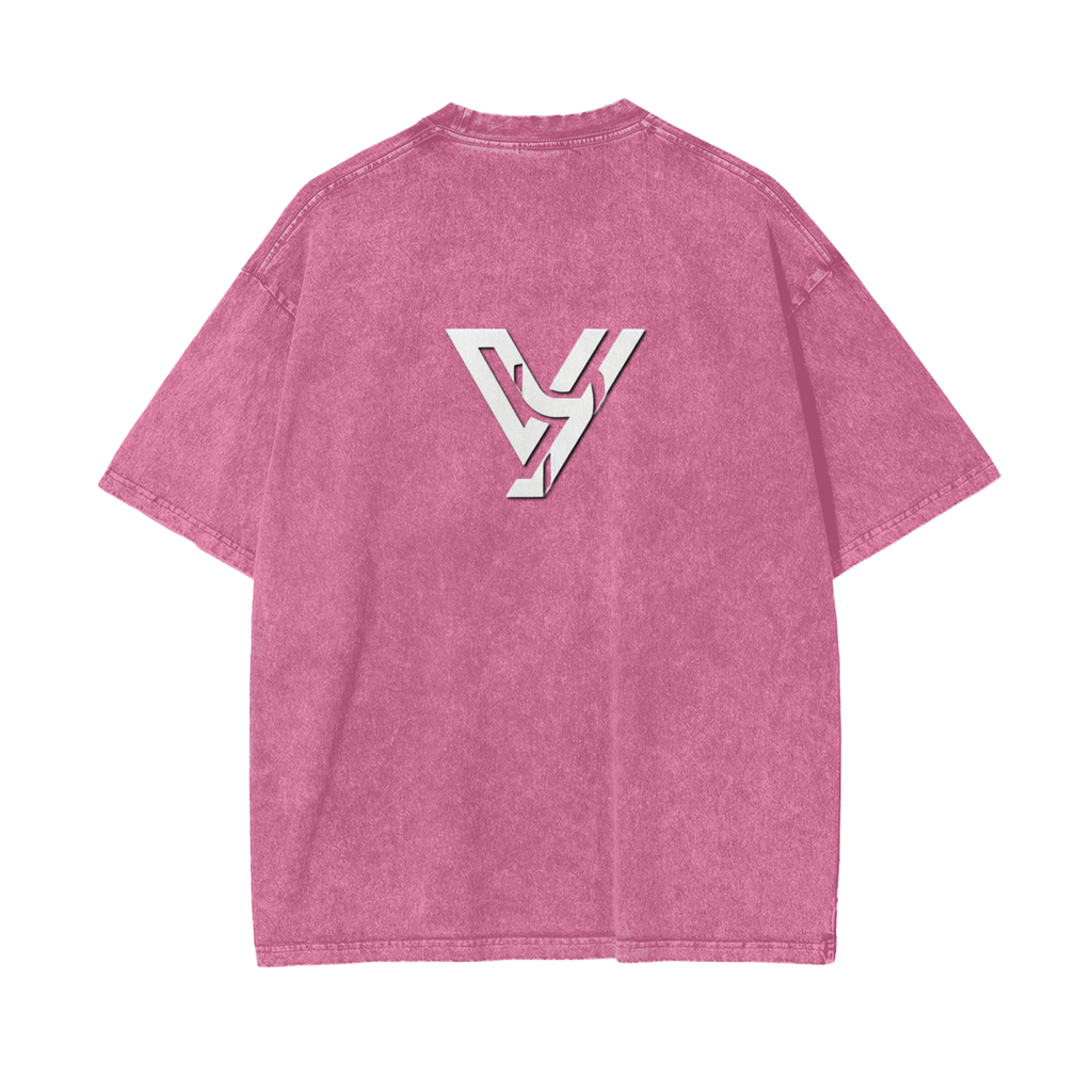 VYRO Oversized Snow-Washed Heavyweight Tee