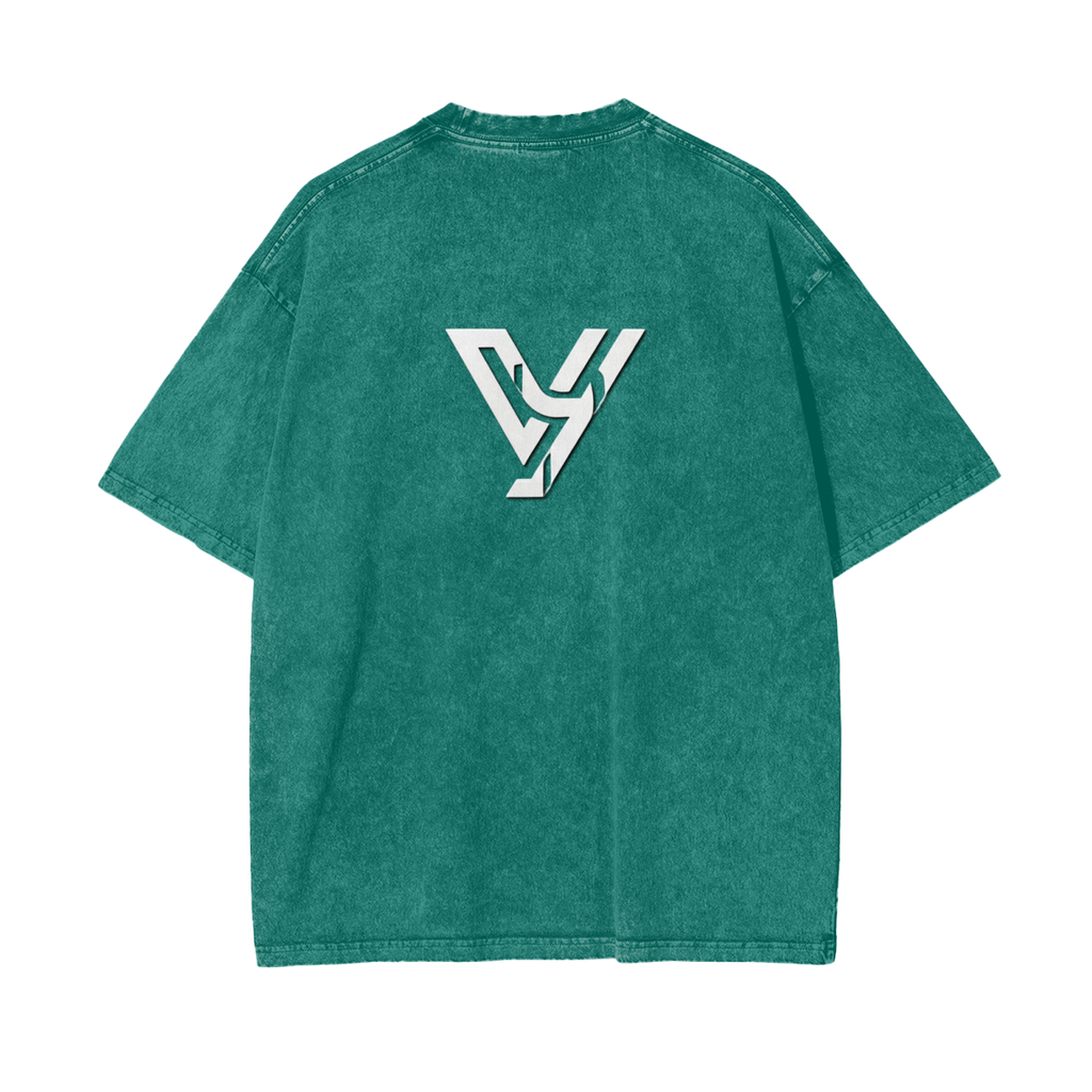 VYRO Oversized Snow-Washed Heavyweight Tee