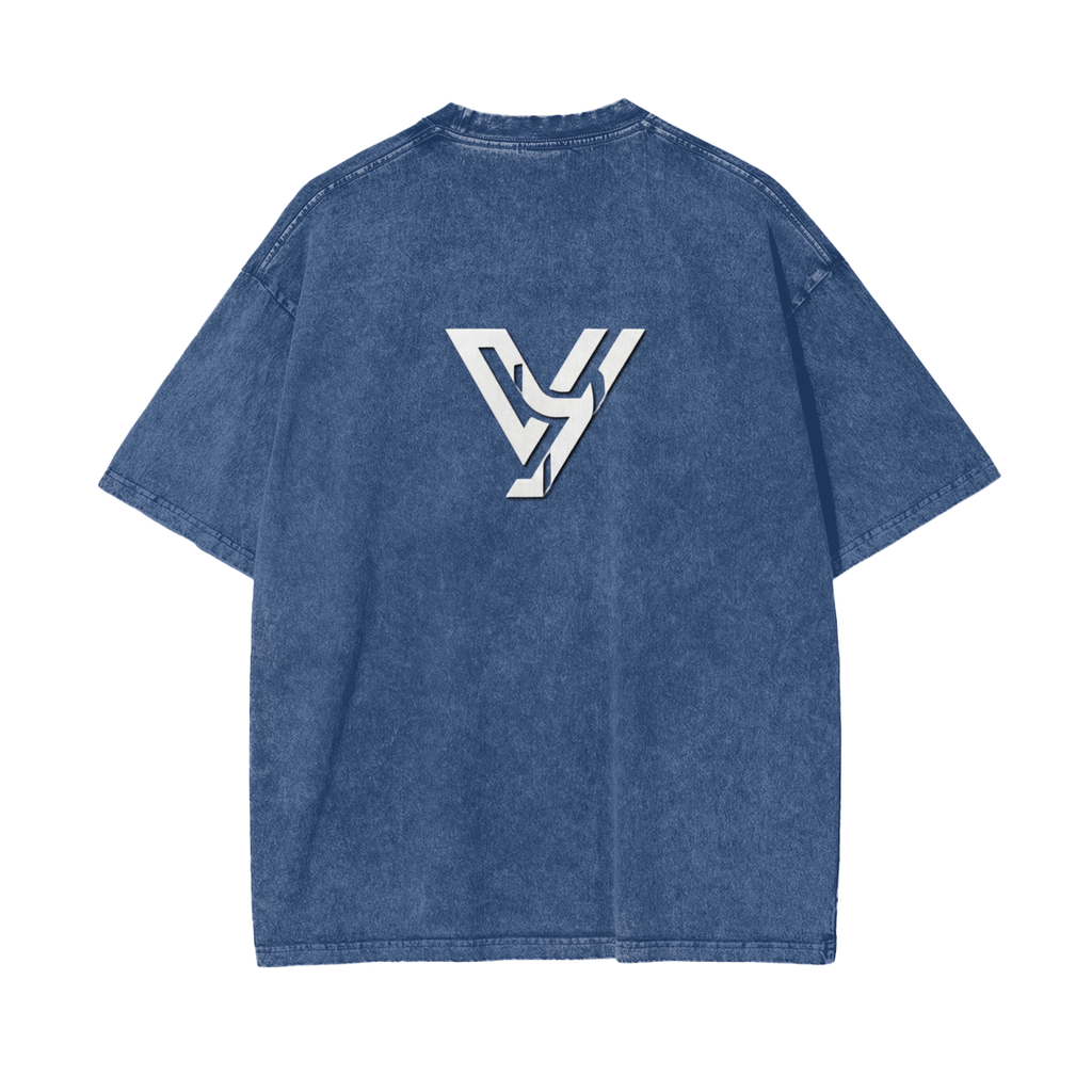 VYRO Oversized Snow-Washed Heavyweight Tee