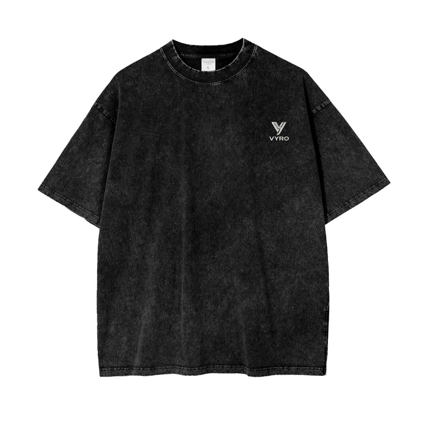 VYRO Oversized Snow-Washed Heavyweight Tee