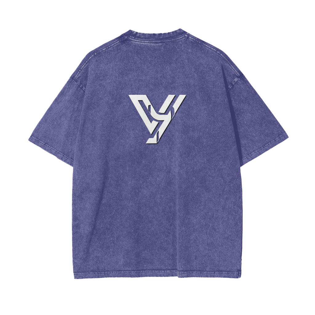VYRO Oversized Snow-Washed Heavyweight Tee